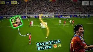 David Villa is Unstoppable 🤯🥶 • 102 rated Double Booster card review • Efootball 25