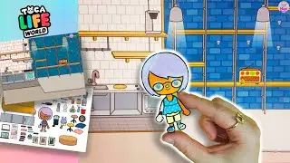 Toca Life World: Aesthetic House Design / DIY Quiet Book Toca Boca /   House Ideas Free ( part 1)