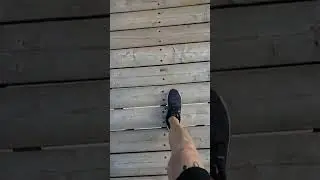 Wooden Swinging Bridge #sound #soundeffects #walking