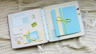 Видеоинструкция к скрапбукинг альбому для фотографий 