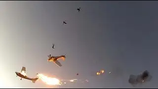 Wisconsin skydivers jump to safety after two planes collide