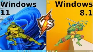 Windows 11 vs Windows 8.1 RAM USAGE