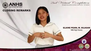 CLOSING REMARKS | AGAY NHS 2nd COMPLETION CEREMONIES | RANNIE HERE