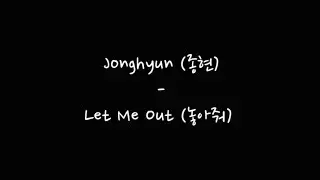 Jonghyun (종현) - Let Me Out (놓아줘) [Easy Lyrics + Indonesia Sub]