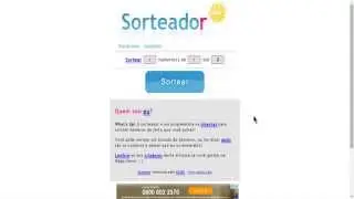 RESULTADO DO SORTEIO.