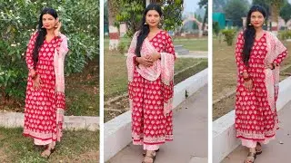 Beautiful gathering kurti cutting and stitching/trendy kurti/easy stitching
