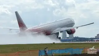 Incredible takeoffs close up. So close that it can be blown away and washed off with water.