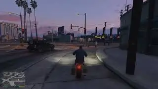 Bike Ride Between Traffic Grand Theft Auto V 