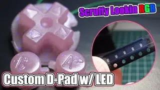 How to Cast a D-Pad with an LED inside