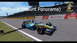 VR Hot laps around Bathurst in  2005 Renault R25  F1 in Assetto Corsa