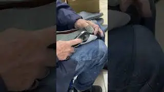 Every part of the shoemaking process is important⚒️
