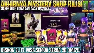 FREE FIRE! AKHIRNYA MYSTERY SHOP ELITE PASS DISKON RILIS,SKIN SENJATA BARU,EVENT BUNDLE BARU, DLL