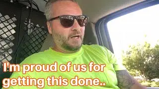 We Finished The Residential Job!