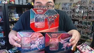 Pokemon Eeveelution Tins Opening! Pokemon TCG