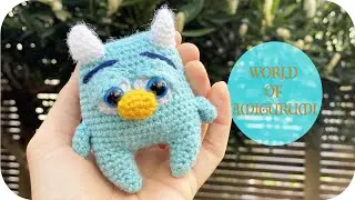 Mostriciattolo amigurumi | @WorldOfAmigurumi
