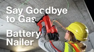 Say Goodbye to Gas with the Hilti BX 3-22 Concrete Nailer!