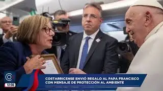 Noticias Columbia entrevista a Fabián Leandro, tico que dio obsequio al Papa Francisco