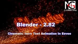 Blender - Cinematic Intro Text Animation In Eevee
