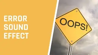 Error Sound Effect