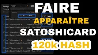 #satoshiminingapp : Comment faire apparaître satoshicard dans les cartes de hachage #core