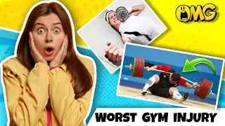 Most Terrific Gym Accident ! | GYM Injury : Hindi Reaction     #gym #fitness #weightloss #injury