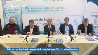Prima conferință de presă în sediul Apavital de la Roman