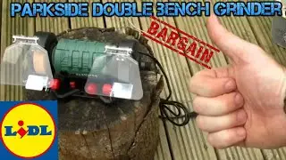 Bargain Lidl Parkside Bench Grinder and Flexi-Tool