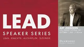 LEAD SPEAKER SERIES  Art Johnson 10072021