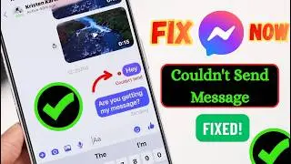 Fix Messenger Couldn't Send Message Problem 2026 | Messenger Messages Not Sending Fix