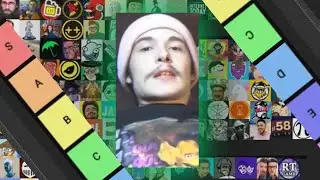 Ranking 150+ YouTube channels in a tier list
