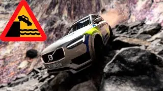 Cars vs Cliff Drops #6 - BeamNG DRIVE | Chaos Roads