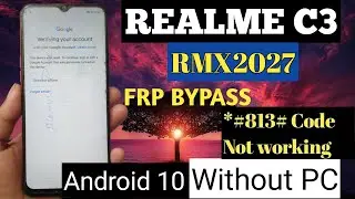 REALME C3 RMX2027 FRP BYPASS  FRP Code *