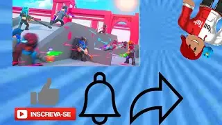 Joguei um jogo de arma que atira tinta (BIG Paintball)
