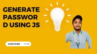 Generate Password Using HTML, CSS & JS. || Password Generator || Random Password Generator using JS.