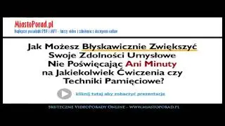 SZYBKA NAUKA - Jak Szybko się uczyć? (czytać, lepiej zapamiętywać, ćwiczyć pamięć)