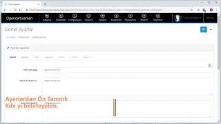 Opencart Ön Tanımlı Kdv Modulü