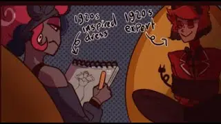 Asking For 1920s Fashion Advice | Hazbin Hotel Comic Dub