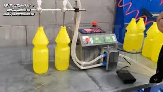 Машина наполнения с диафрагменными насосами/Оборудование для розлива бытовой химии. Дозатор жидкости