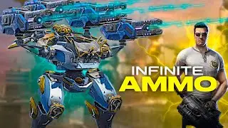 Nucleon Bagliore Has UNLIMITED Ammo... Melting Down Bots With Sam Stone Pilot | War Robots