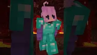 Minecraft but I CANNOT take DAMAGE! #shorts