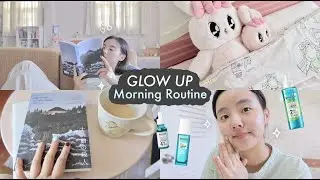 Glow up morning routine ☀️ leave phone out of reach, ดูแลผิว, tip to reach the goal | Dearkiko