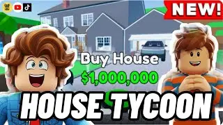 My house at Roblox House Tycoon! (phase 1) #robloxbloxburgspeedbuild #roblox  #housedesign 