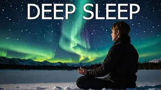 Long Deep Sleep Guided Meditation - Aurora Bliss Winter Walk