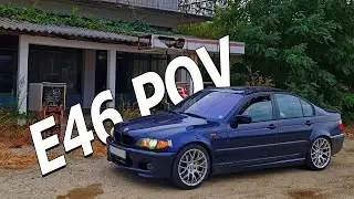 FULL ATTACK ON WET ROAD E46 POV
