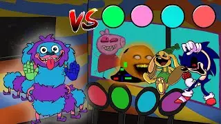FNF Musical Memor Vs Bunzo Bunny Laugh But Different Characters Sing It🎵 Ever