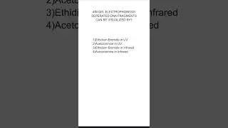 Answer is ETHIDIUM BROMIDE IN UV..