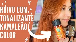 MANUTENÇÃO DO RUIVO COM TONALIZANTE KAMALEÃO COLOR
