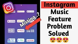 Instagram Story Music Not Working | Instagram Music Option Not Available Problem Solved |