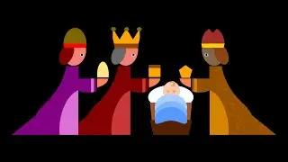 Jesus is Born, King Herod and the three wise men. (ANIMATED)