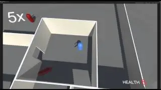 Gameplay Preview Playmaker Unity Asset - Fixed Camera Game System